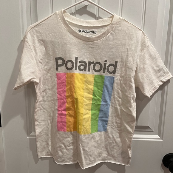 Brandy Melville Tops - polaroid rainbow graphic tee